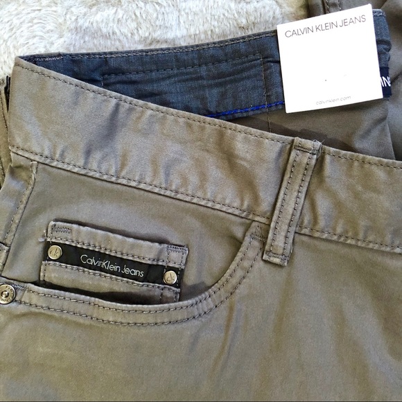 BOGO❗️👖CK 30x32 & 34x30 Slim Straight Platinum - Picture 3 of 4